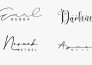 create an handwritten signature or autograph logo